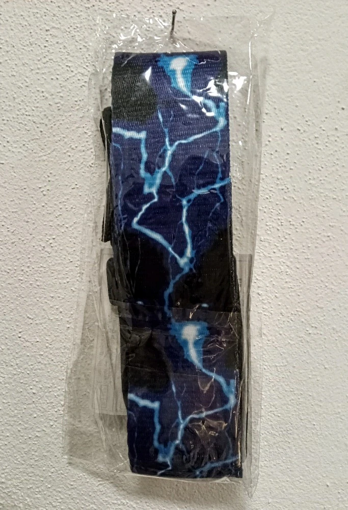 Kytarový popruh š 50 mm - Blue Flash