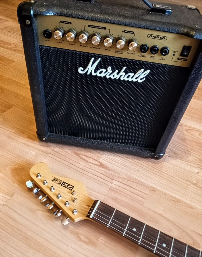 Marshall Rocket Deluxe s kombem (Prodáno) 